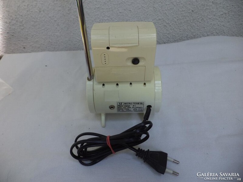 Hajnal H1 lámpa és óra, Micro-Team, retro. (3049)
