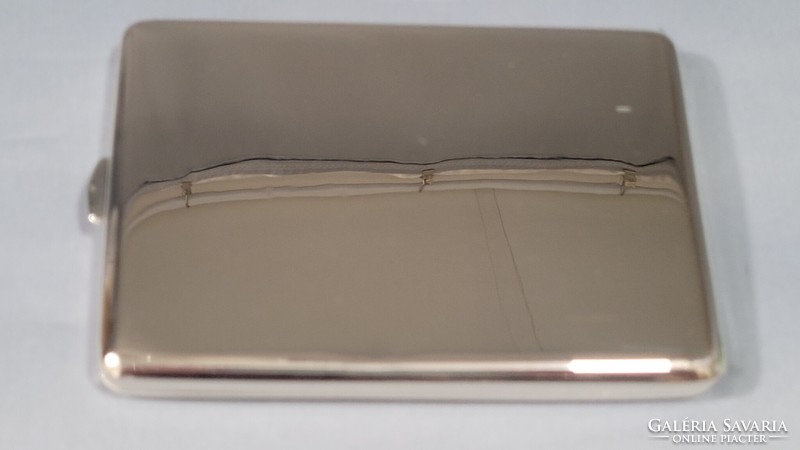 Ritka, Antik ezüst cigaretta doboz, cigarettatálca 131 g