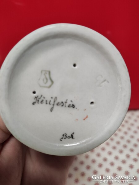 Drasche porcelán esernyős nyuszik apro forma hibaval no