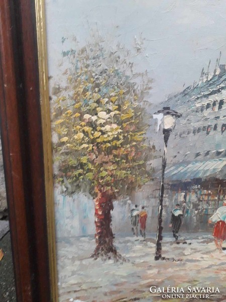 Burnett - festmény / Párizs-Moulin Rouge