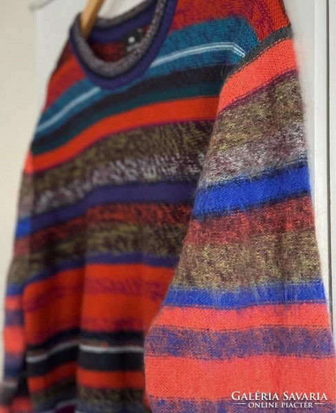 Paul Smith M-es prémium gyapjú pulóver moherrel