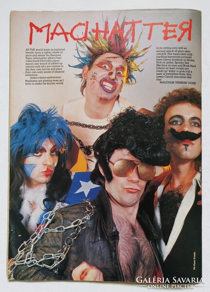 Extra Kerrang 1985/7 Billy Idol Nico Black Oak Gary Glitter Chris Rea Madhatter Debbie Bonham Beards