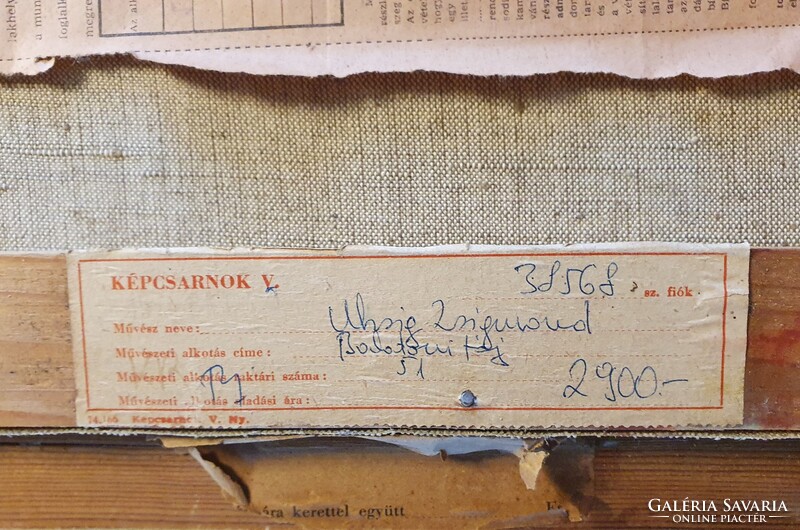 Uhrig Zsigmond 1974 / Balatoni táj