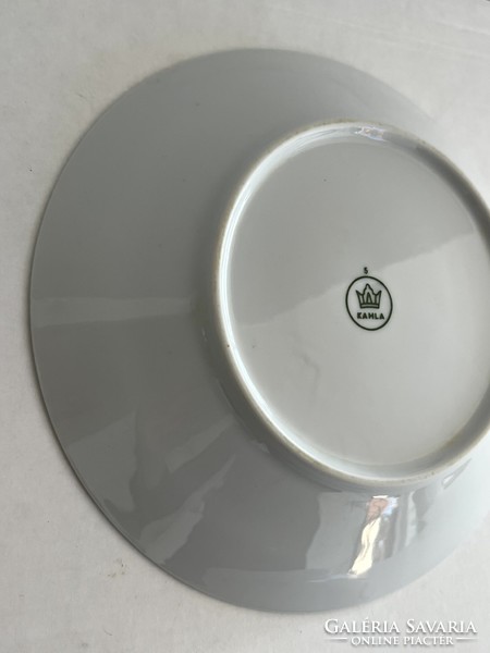 Vintage, retro Kahla mesemintás (Piroska és a Farkas), mesejelenetes, gyerek porcelán mély tányér