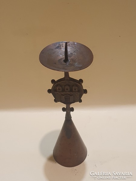 Bronz gyertyatartó (Muharos Lajos)