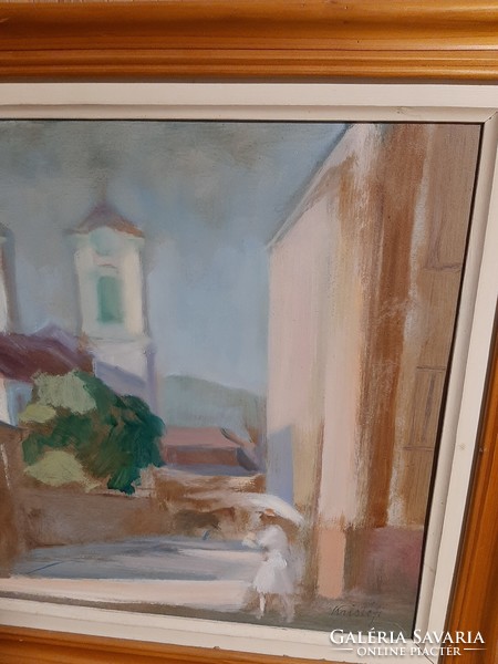 Kristófi János (1925-2014) nagyváradi festő és grafikus képe