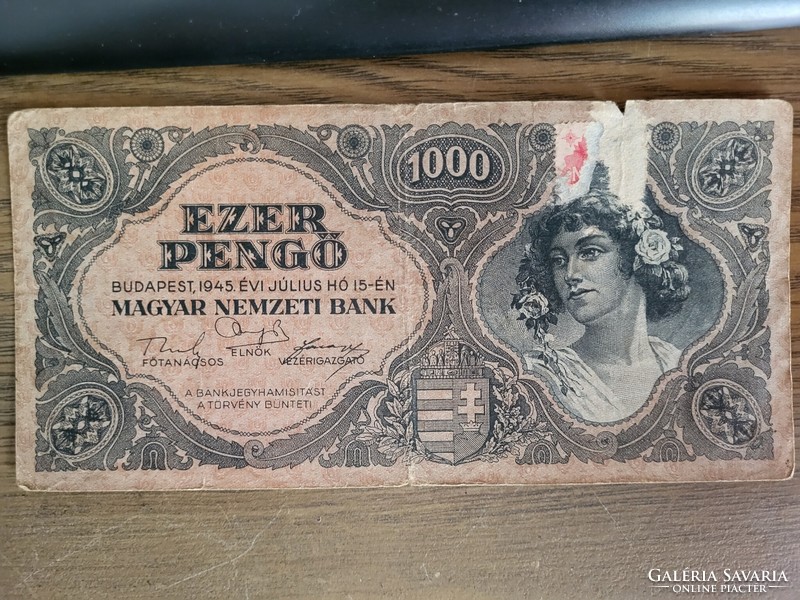 10 db Ezer pengő 1945
