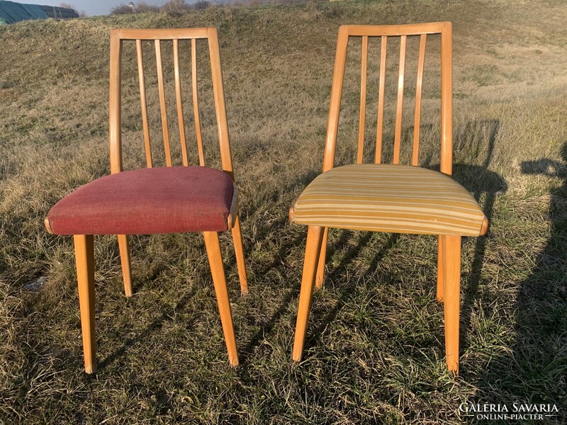 2 darab Jiri Jiroutek szék 1960  Mid-Century Dining Chair by Jiří Jiroutek for Interiér Praha, 1960s