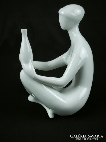 Art deco porcelán akt - Royal Dux - Jitka Forejtová