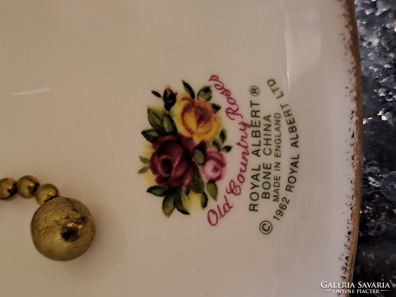 Royal Albert old country roses angol porcelán csengettyű csengő harang