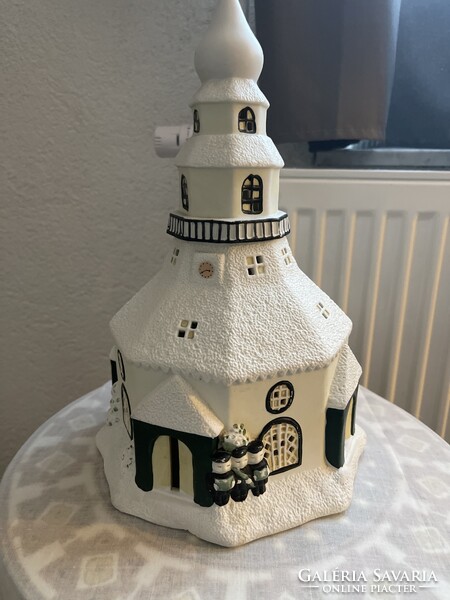 Talán Orosz nagy méretű porcelán lámpa gyönyörű működik.