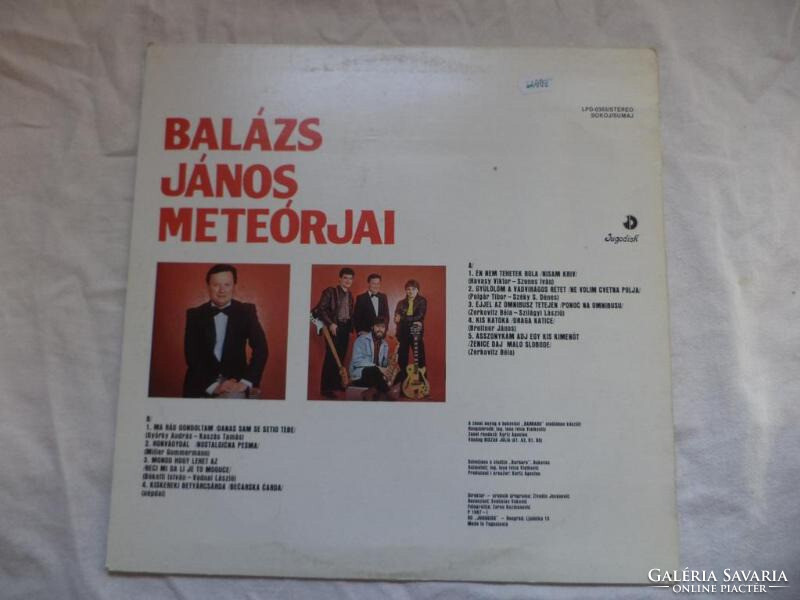 Balázs János Meteórjai - Ma rád g. bakelit (4584)