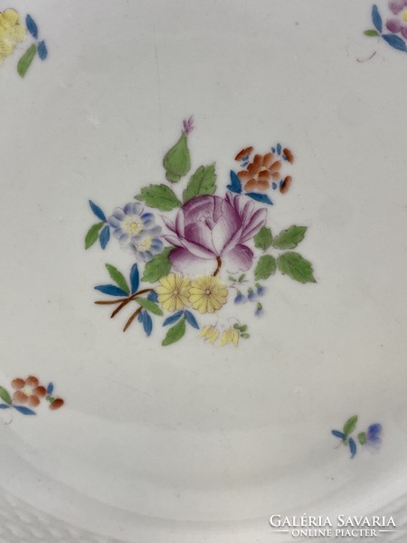 Herendi porcelán lapostányér Bouquet de Cornélia HBC mintával (25,5cm) RZ