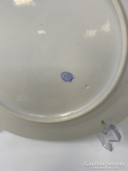 Herendi porcelán lapostányér Bouquet de Cornélia HBC mintával (25,5cm) RZ