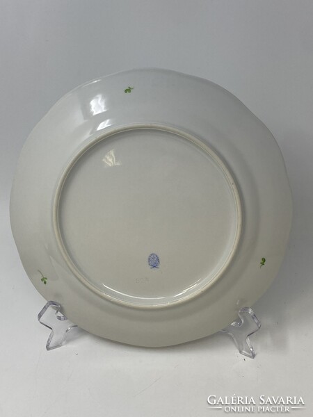 Herendi porcelán lapostányér Bouquet de Cornélia HBC mintával (25cm) RZ