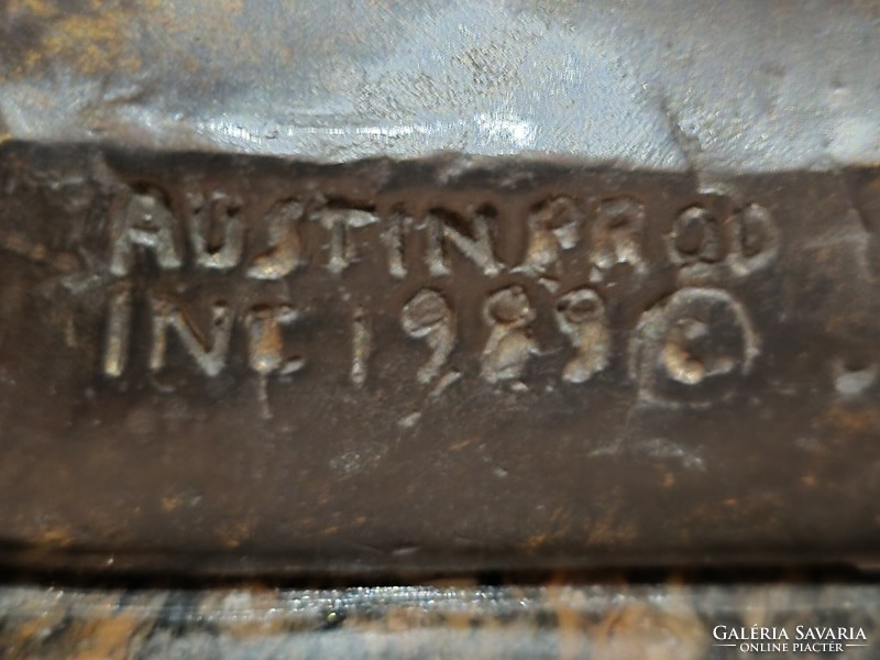 Alexander Danel Art-deco bronz nagyméretű szobor pár