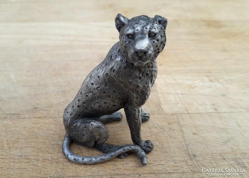 Kiméra, párduc, tigris / Bronz,malachit,ón