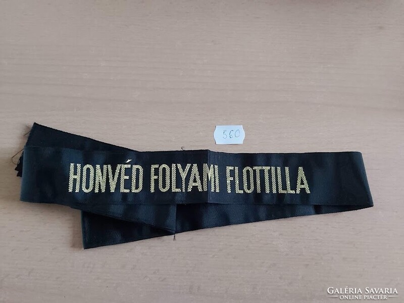 MN HONVÉD FOLYAMI FLOTTILLA HADIHAJÓS SAPKASZALAG 559.