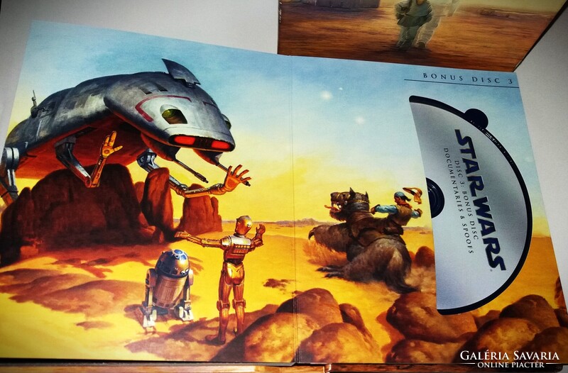 Star Wars - A teljes sorozat (I-VI. rész) (9 Blu-ray) *Díszdobozos gyűjtemény a képek szerint