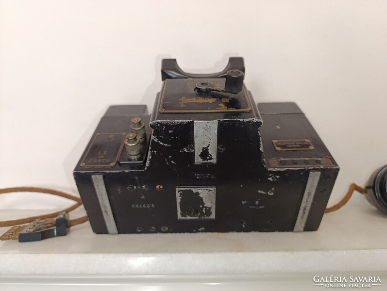 Antik katonai telefon angol készülék militari London 612 1546