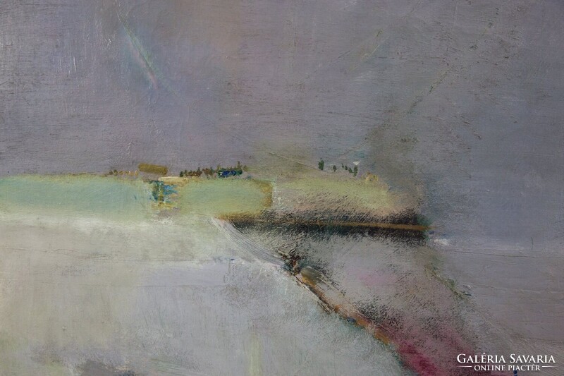 Csavlek András (1942 - ): Tisza 1970, 100x150cm  - 03525