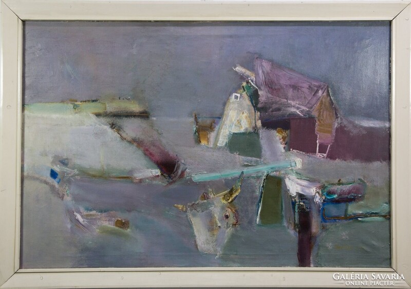 Csavlek András (1942 - ): Tisza 1970, 100x150cm  - 03525