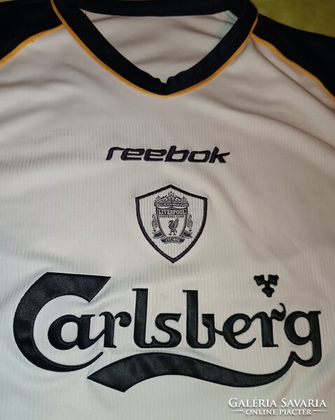 XS-es vintage Reebok Liverpool FC (2001/02) vendég mez