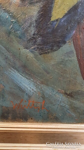 Asztal virággal - Weith László