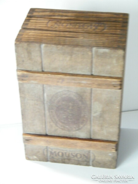 Antik Mouson (Lavendel mit der Postkutsche) szappanos fadoboz