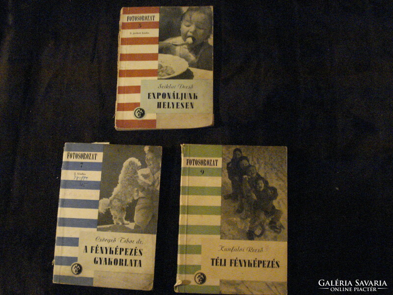 Fotósorozat 5.,7.,9. Sziklai Dezső, Csörgeo Tibor, Kunfalvi