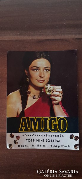 Amigo kávé reklámlap