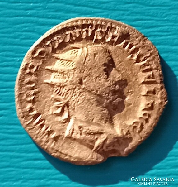 Római Dénár  , III. Gordianus -- ülő Apollo
