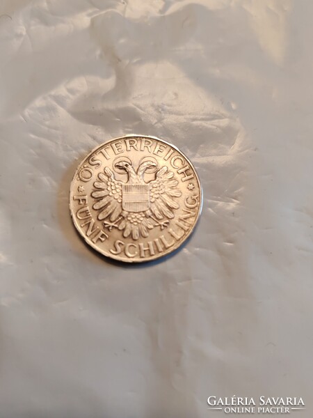 Ezüst 5 schilling 1935