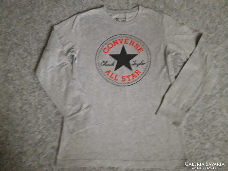 All Star Converse szürke pamut hosszú ujjú felső póló 158 új