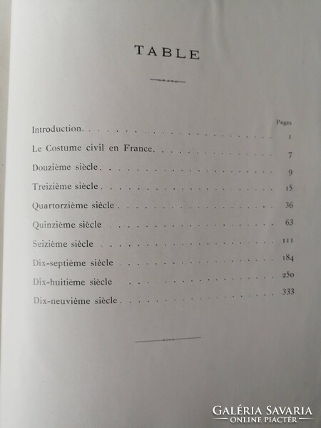 CAMILLE PITON - LE COSTUME CIVIL EN FRANCE - francia nyelvű divattörténeti könyv