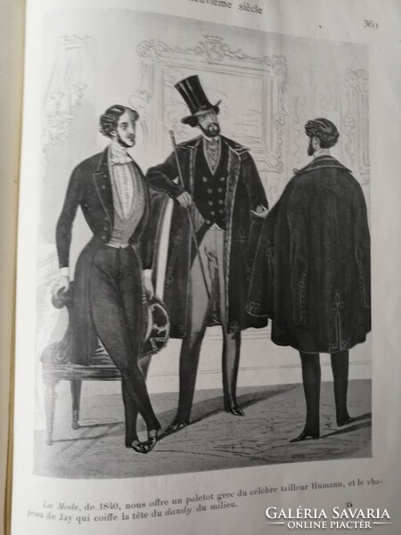 CAMILLE PITON - LE COSTUME CIVIL EN FRANCE - francia nyelvű divattörténeti könyv