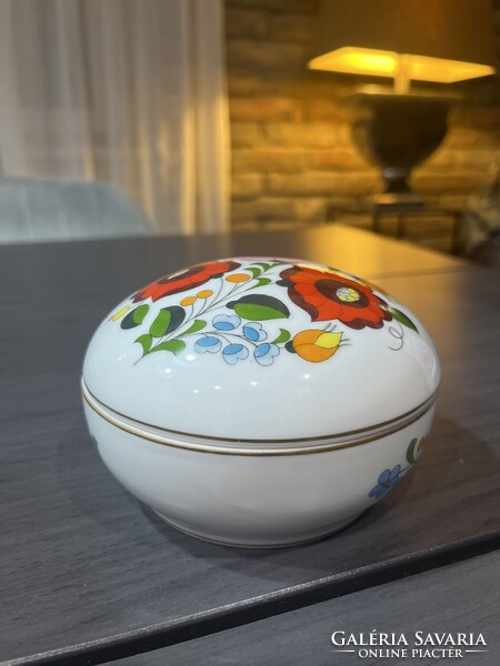 Nagy ! Kalocsai mintás - Kalocsa Hand painted - bonbonier