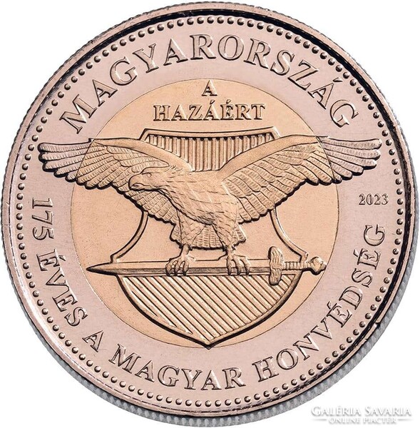 100 Forint 175 Éves a Magyar Honvédség  2024 MNB Rolniból Tasakba UNC