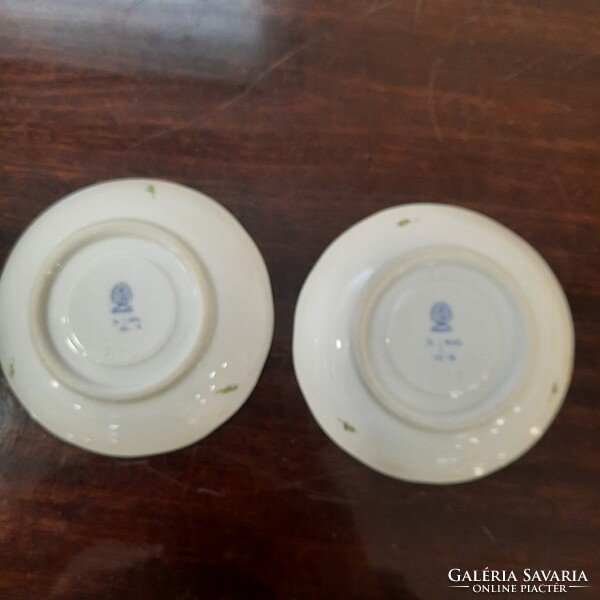 Herendi BHR mintás porcelán kávés csészealj