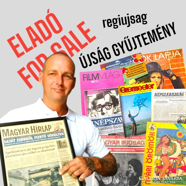 38.117 darabos Újság (regiujsag) gyűjtemény eladó