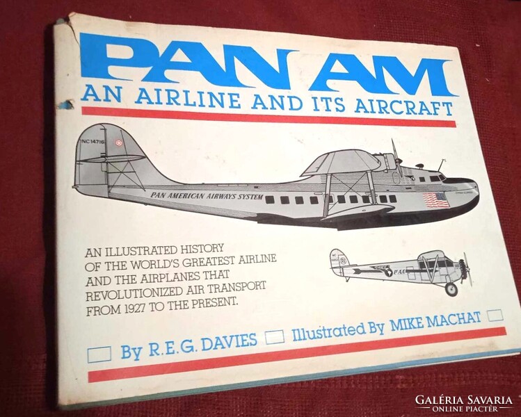Pan Am An Airline and its Aircraft by R.E.G Davies Crown Publishing 1987 collectors item