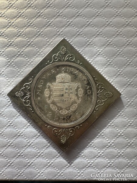 1935 lovas Rákóczi Ferenc csegely ezüst 2 pengő