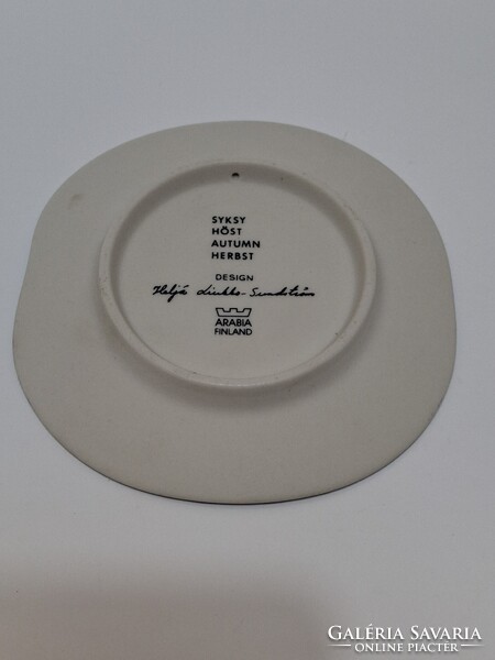 Arabia Finland, Syksy Höst Autumn Herbst, design Helja Liukko-Sundstrom, 11,4 x 11 cm