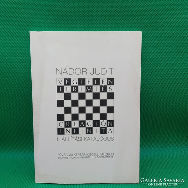 Nádor Judit kiállítási katalógus,  könyv
