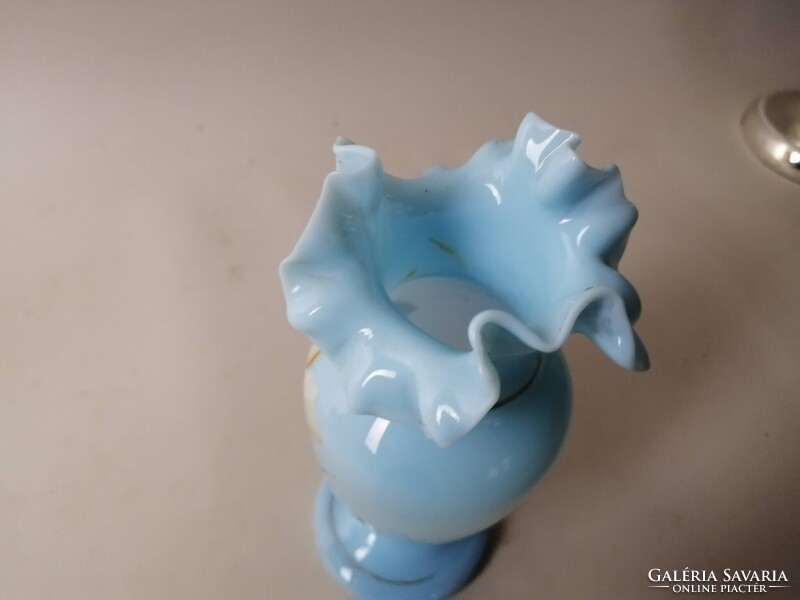 KÉK FODROS SZÉLŰ SZAKÍTOTT HUTAÜVEG VÁZÁCSKA