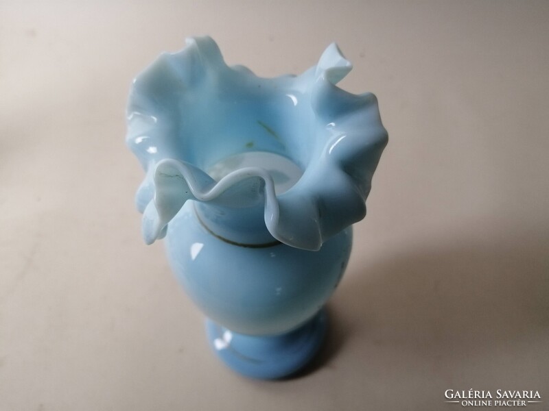 KÉK FODROS SZÉLŰ SZAKÍTOTT HUTAÜVEG VÁZÁCSKA