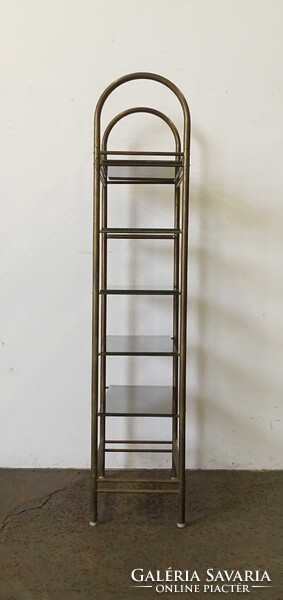 1V124 Bauhaus formatervezett fém vázas design polc