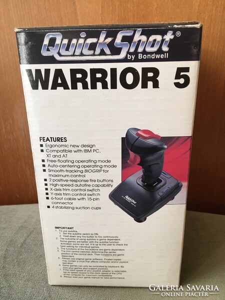 Warrior 5 Q-123 analóg joystick - retró számítógépes játékhoz