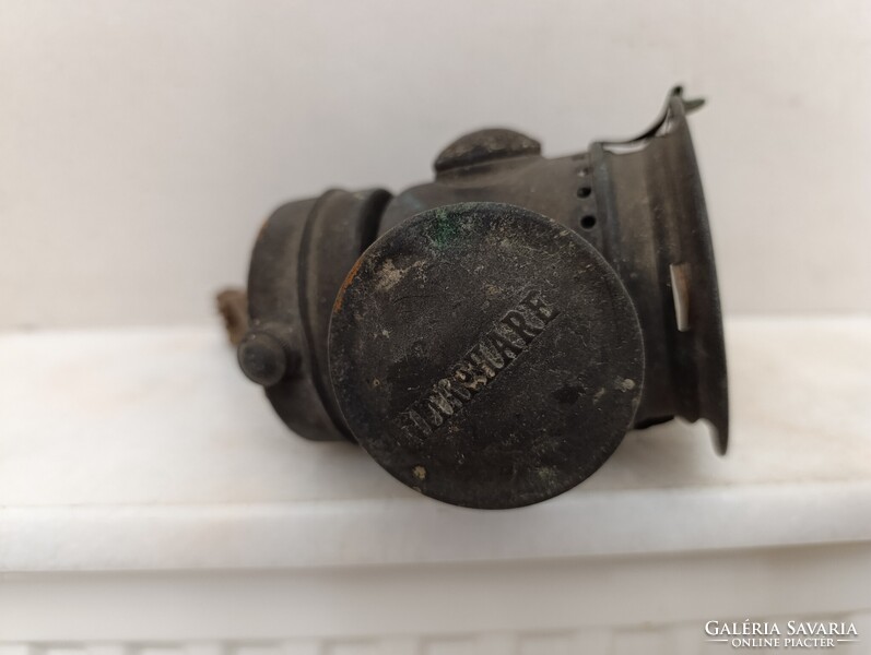 Antik bicikli lámpa Alte Fahrradlampe Bicycle Lamp karbid kerékpár gyűjtemény felújítandó 835 1568