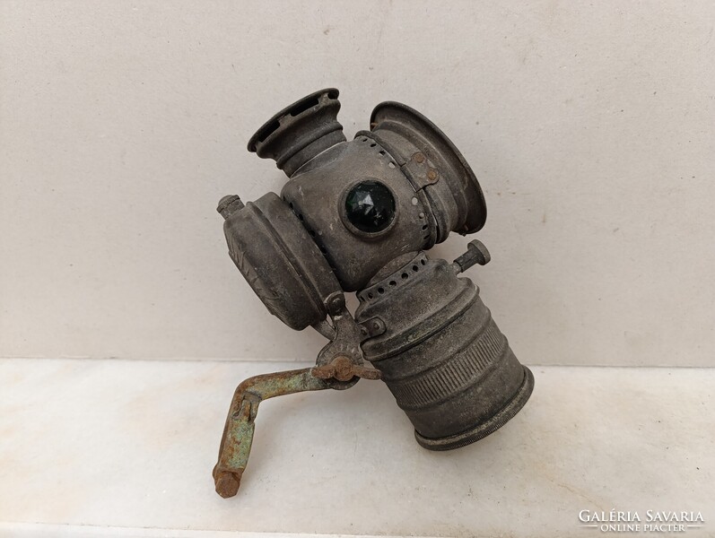 Antik bicikli lámpa Alte Fahrradlampe Bicycle Lamp karbid kerékpár gyűjtemény felújítandó 835 1568